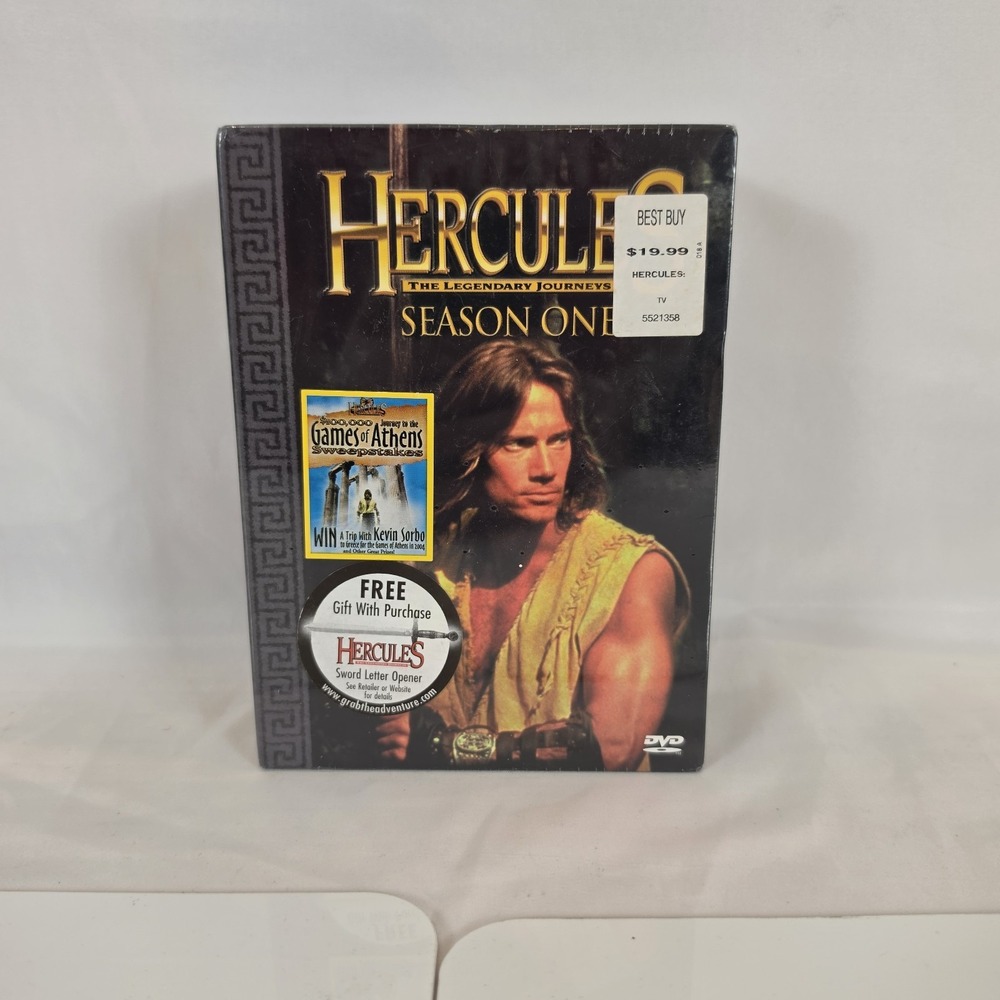 Hercules The Legendary Journeys Season 1 DVD Box Set Sealed Promo Gold Coin New